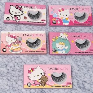 Kids Hello Kitty Eyelash Set - Pink